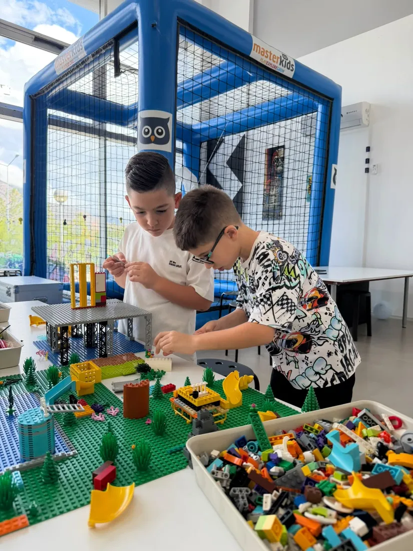 Children enjoying birthday activities at MasterKids