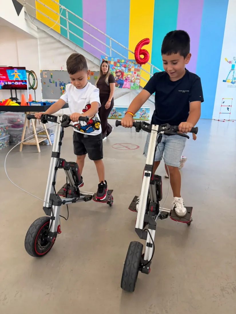 Children enjoying birthday activities at MasterKids