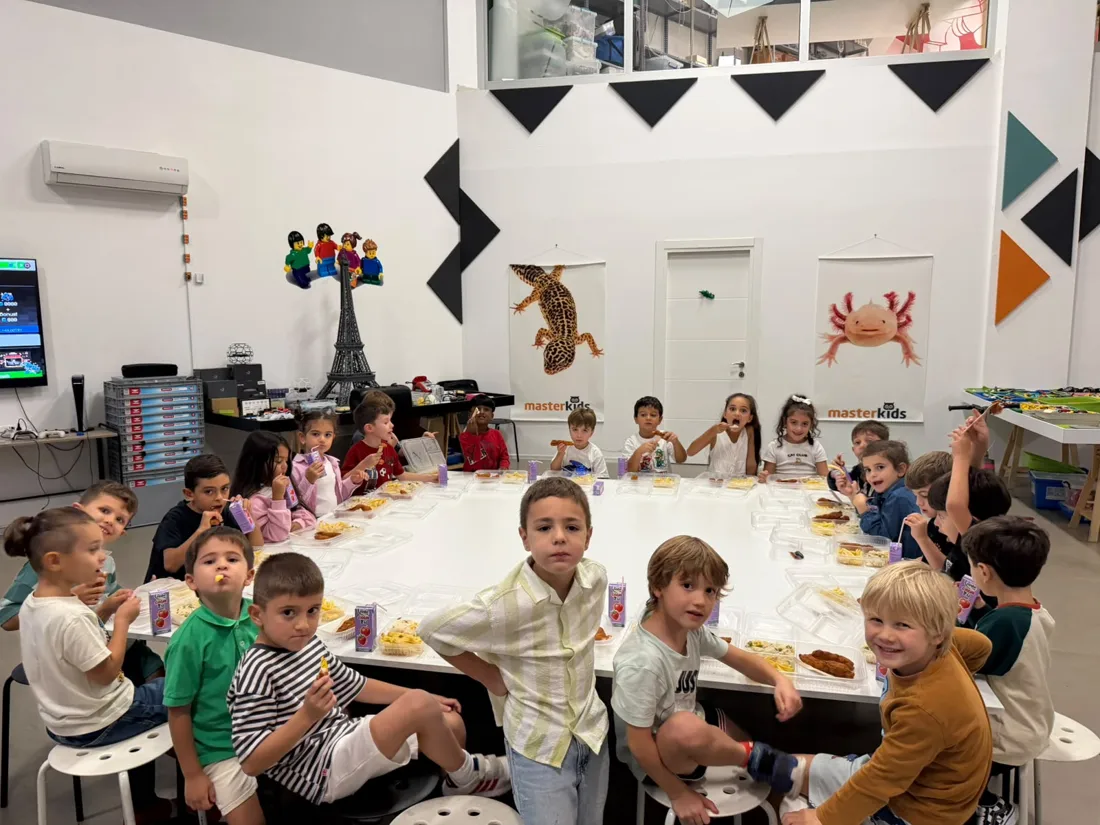 Children enjoying birthday activities at MasterKids