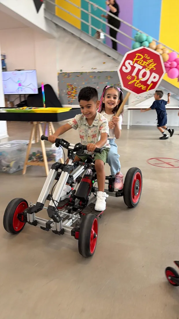 Children enjoying birthday activities at MasterKids