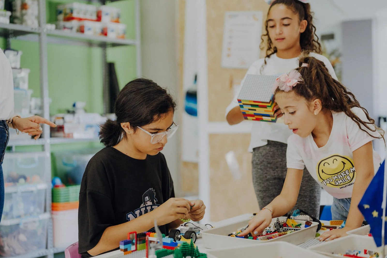 Children creating together at MasterKids